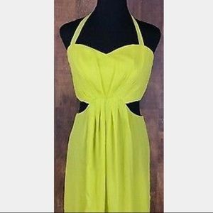 Neon Green Maxi dress. New with tags!